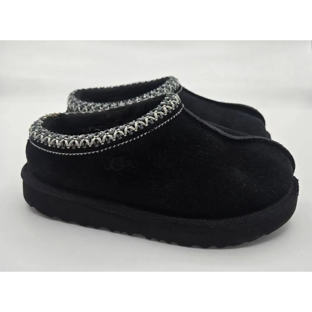 Ugg Tasman Size 11 Black Toddler Girls Boys
